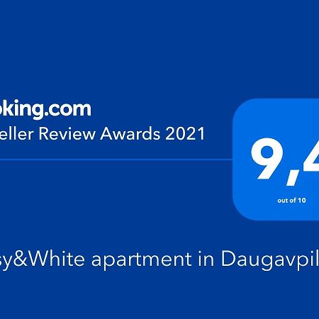 Cosy&White Apartment In Daugavpils Exterior photo